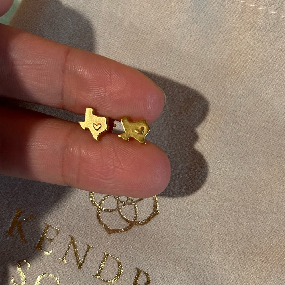 Kendra Scott Texas Gold Earrings
